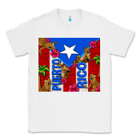 White puerto rico coqui leopard Classic Tee - AdoDesignShop
