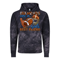 Cloud Black diamonds are a girls best friend football Vintage Hoodie - texasbilliewilder