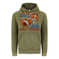 Vintage Olive diamonds are a girls best friend football Vintage Hoodie - texasbilliewilder