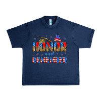 Navy honor and remember Urban Heavy Tee - Zillion Design Studio