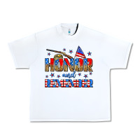White honor and remember Urban Heavy Tee - Zillion Design Studio