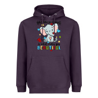 Plum what makes you different is what makes you beautif Heavyweight Hoodie - MaliasSmallBusiness