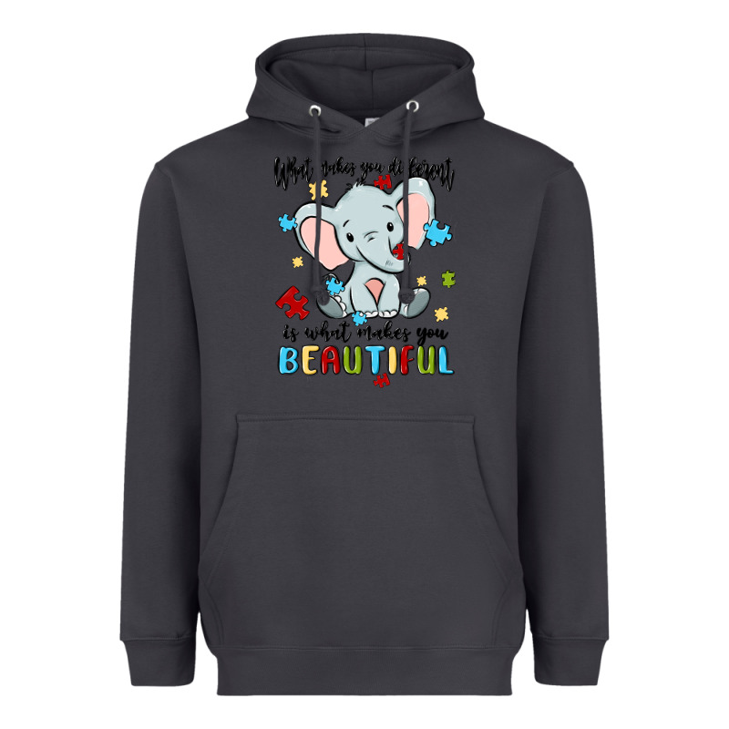 What Makes You Different Is What Makes You Beautif Heavyweight Hoodie by MaliasSmallBusiness | Teevron