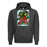 Charcoal Heather cozy winter with gloves and scarf Zipper Hoodie - AdoDesignShop