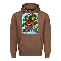 Chestnut cozy winter with gloves and scarf Zipper Hoodie - AdoDesignShop