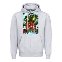 Heather Grey cozy winter with gloves and scarf Zipper Hoodie - AdoDesignShop