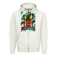 Oatmeal Heather cozy winter with gloves and scarf Zipper Hoodie - AdoDesignShop