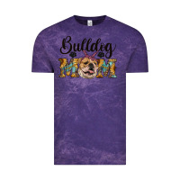 Cloud Purple western bulldog mom Vintage Tee - RanaPortraitStore