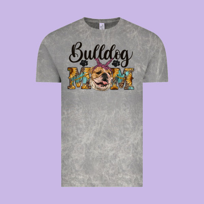 Western Bulldog Mom Vintage Tee Designed By Ranaportraitstore