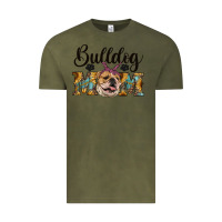 Vintage Olive western bulldog mom Vintage Tee - RanaPortraitStore