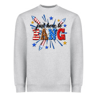 Heather Grey just here to bang Heavyweight Sweatshirt - texasbilliewilder