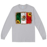Moon Dust mexico flag background Long Sleeve Tee - HRA Design Shop