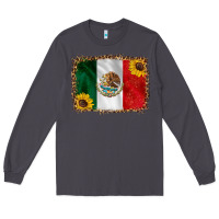 Smoke mexico flag background Long Sleeve Tee - HRA Design Shop
