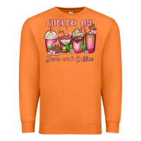 Carrot fueled by jesus and coffee Premium Sweatshirt - MaliasSmallBusiness