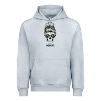 Heather Grey Camouflage Pattern Mom Skull Urban Hoodie - Bettercallsaul