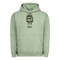 Pigment Oil Green Camouflage Pattern Mom Skull Urban Hoodie - Bettercallsaul