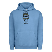 Pigment Pebble Blue Camouflage Pattern Mom Skull Urban Hoodie - Bettercallsaul