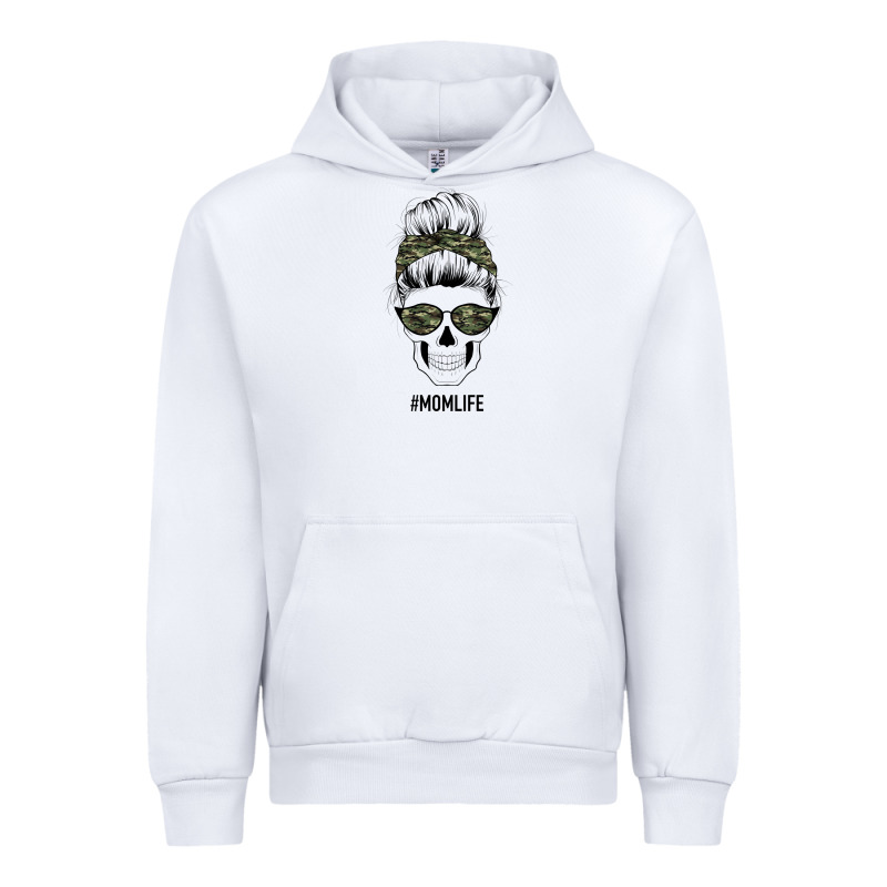 Camouflage Pattern Mom Skull Urban Hoodie by Bettercallsaul | Teevron