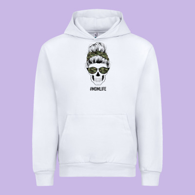 Camouflage Pattern Mom Skull Urban Hoodie Designed By Bettercallsaul