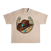 French Oak horseshoe cowboy hat Urban Heavy Tee - RanaPortraitStore