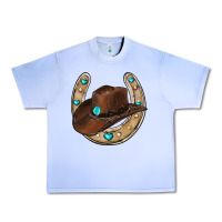Grape Ice horseshoe cowboy hat Urban Heavy Tee - RanaPortraitStore