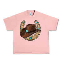 Salmon horseshoe cowboy hat Urban Heavy Tee - RanaPortraitStore