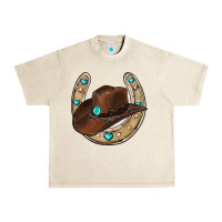 Sandshell horseshoe cowboy hat Urban Heavy Tee - RanaPortraitStore