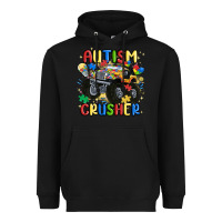 Black autism crusher Heavyweight Hoodie - MaliasSmallBusiness
