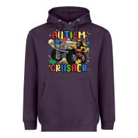 Plum autism crusher Heavyweight Hoodie - MaliasSmallBusiness