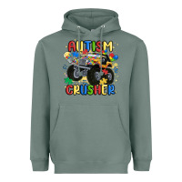 Sage autism crusher Heavyweight Hoodie - MaliasSmallBusiness