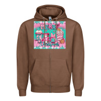Chestnut merry Christmas pink coffee Zipper Hoodie - Jasminsmagicworld