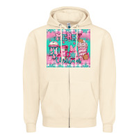 Sandshell merry Christmas pink coffee Zipper Hoodie - Jasminsmagicworld