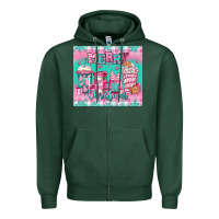 Sports Green merry Christmas pink coffee Zipper Hoodie - Jasminsmagicworld
