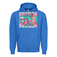True Royal merry Christmas pink coffee Zipper Hoodie - Jasminsmagicworld