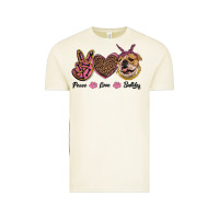 Vintage Arctic peace love bulldog Vintage Tee - RanaPortraitStore