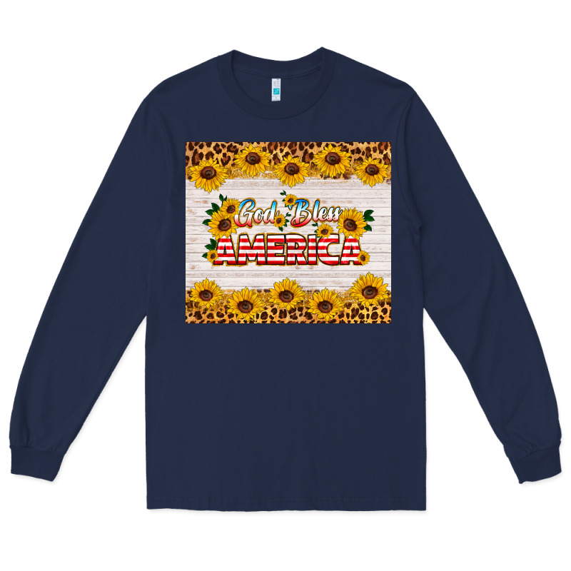 God Bless America Tumbler Long Sleeve Tee by HRA Design Shop | Teevron