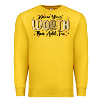Lemon know your worth Premium Sweatshirt - MaliasSmallBusiness