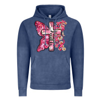 Vintage Denim faith cancer cross Vintage Hoodie - Zillion Design Studio