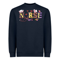 Navy easter nurse Heavyweight Sweatshirt - RanaPortraitStore