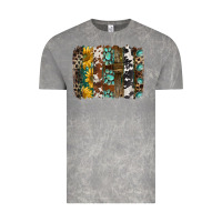 Cloud Rock western handdrawn patterns brushstrokes Vintage Tee - BarkalooDesign