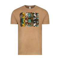 Vintage Camel western handdrawn patterns brushstrokes Vintage Tee - BarkalooDesign
