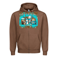 Chestnut winter snowman coffee Zipper Hoodie - Jasminsmagicworld