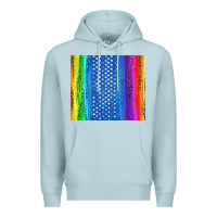 Blue Mist LGBTQ+ Pride American Flag Tumbler Premium Hoodie - BundleAndBundleShop