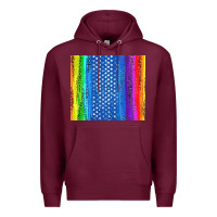 Burgundy LGBTQ+ Pride American Flag Tumbler Premium Hoodie - BundleAndBundleShop