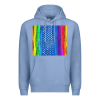 Colony Blue LGBTQ+ Pride American Flag Tumbler Premium Hoodie - BundleAndBundleShop