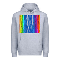 Heather Grey LGBTQ+ Pride American Flag Tumbler Premium Hoodie - BundleAndBundleShop
