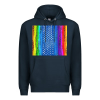 Navy LGBTQ+ Pride American Flag Tumbler Premium Hoodie - BundleAndBundleShop