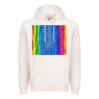 Pale Pink LGBTQ+ Pride American Flag Tumbler Premium Hoodie - BundleAndBundleShop