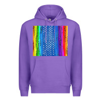 Purple LGBTQ+ Pride American Flag Tumbler Premium Hoodie - BundleAndBundleShop