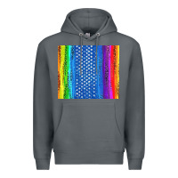 Rock LGBTQ+ Pride American Flag Tumbler Premium Hoodie - BundleAndBundleShop